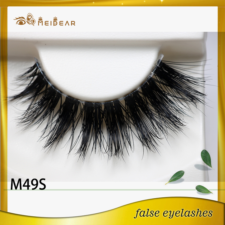 Hand made custom mink eyelashes supply indonesia